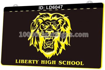 LD6047 Liberty High School Lion Head