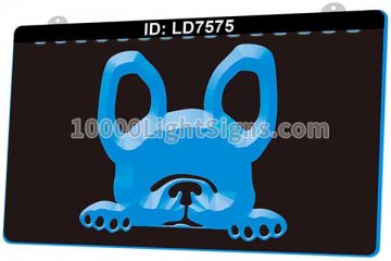 LD7575 Angry French Bulldog Billy Dog Pet