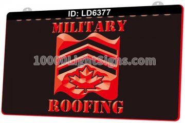 LD6377 Military Roofing Canada Flag