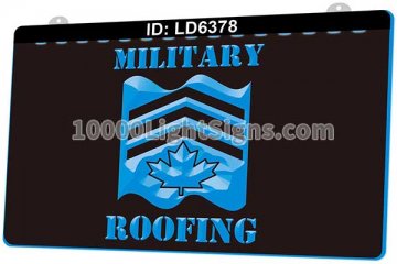 LD6378 Military Roofing Canada Flag