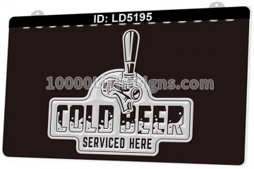 LD5195 Cold Beer Serviced Here Bar