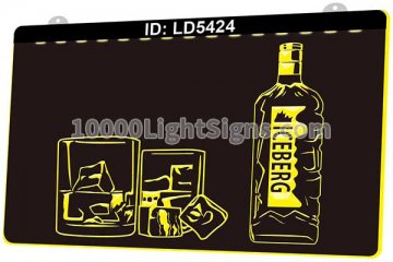 LD5424 Iceberg Silver Rum Bar