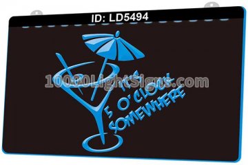 LD5494 It's 5 O'clock Somewhere Cocktails