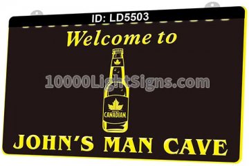 LD5503 Molson Canadian Beer Welcome to Man Cave