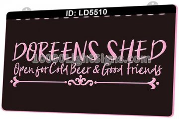 LD5510 Doreens Shed Open For Cold Beer