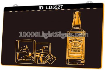 LD5527 Daniels Whiskey Bar ICe Cold