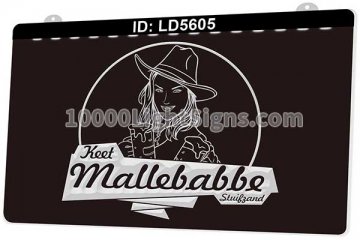 LD5605 Girl Drink Glass Bar Beer Mallebabbe