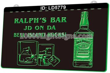 LD5779 Whiskey Bar Ice Jd On Da Bell Island Rocks