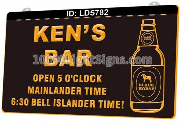 LD5782 Black Horse Beer Bar Open