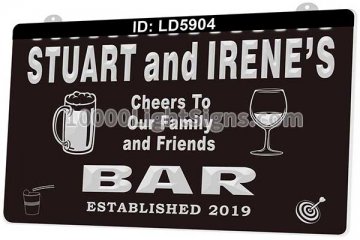 LD5904 Cheers To Our Family Drink All You Bring Bar