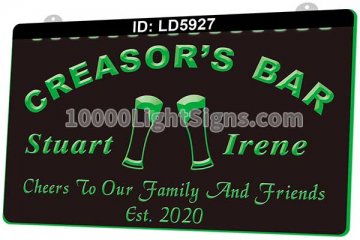 LD5927 Stuart Irene Bar Beer Cheers To Our Family Friends