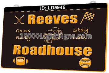 LD5946 Reeves Roadhouse Beer Bar Football