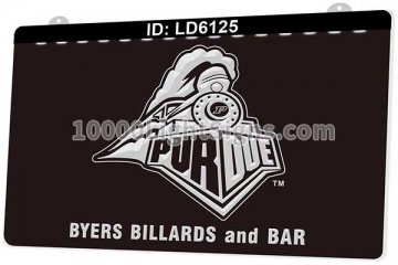 LD6125 Purdue Boilermakers Football Byers Billiards and Bar