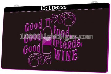 LD6225 Good Food Friends Wine