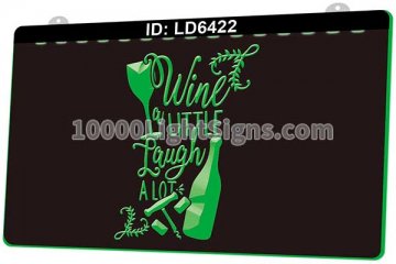 LD6422 Wine a Little Laugh A Lot Bar