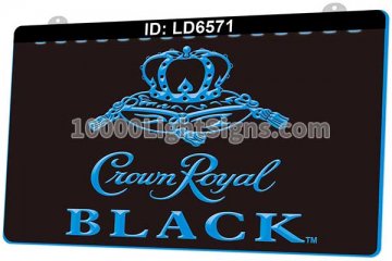 LD6571 Crown Royal Black Canadian Whiskey