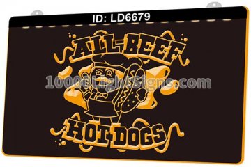 LD6679 All Beef Hot Dogs