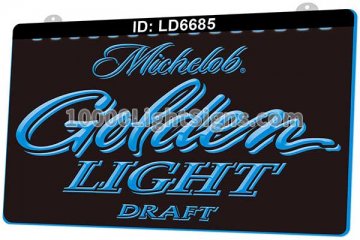 LD6685 Michelob Golden Light Draft Beer Bar
