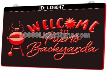 LD6847 Welcome to Puerto Backyarda Barbecue Grill