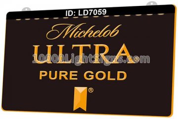 LD7059 Michelob Dry Beer Ultra Pure Gold