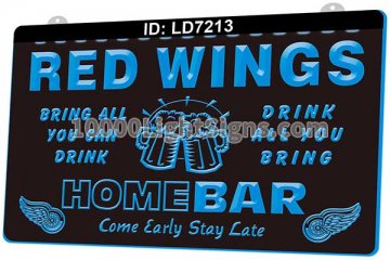 LD7213 Red Wings Home Bar