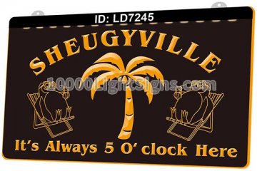 LD7245 It's Always 5 O'clock Here Bar Palm