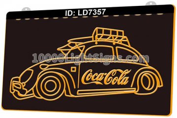 LD7357 VW Car Cartoons Coca Cola Drink