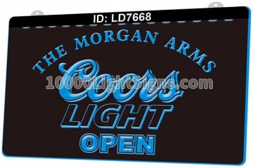 LD7668 The Morgan Arms Coors Light Open Beer Bar