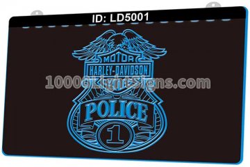 LD5001 Harley Davidson Motor Cycles Police 1