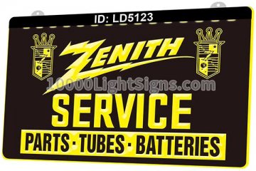 LD5123 Zenith Service Parts Tubes Batteries