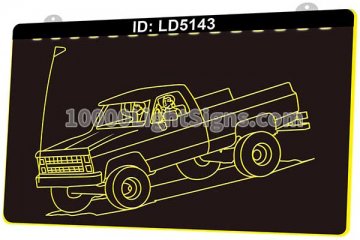 LD5143 Pickup Truck Flag