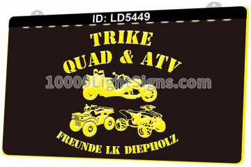 LD5449 Trike ATV Quad Moto Racing  Skull Freunde Lk Diepholz
