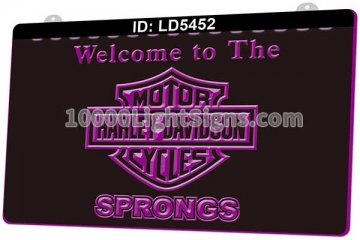 LD5452 Harley Davidson Motor Cycles Skull