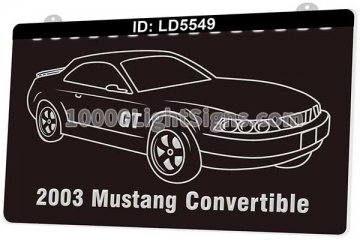 LD5549 Mustang Convertible Ford Car