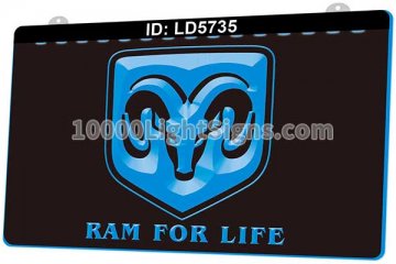 LD5735 Dodge Ram For Life Car