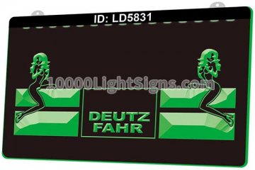 LD5831 Deutz Fahr Tractor Sexy Girl
