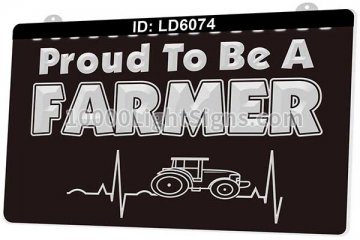 LD6074 Proud To Be a Farmer Tractor