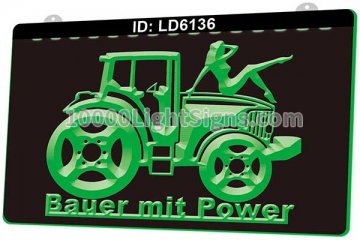 LD6136 Bauer Mit Power Tractor Sexy Girl