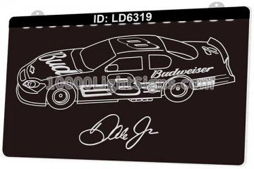 LD6319 Chevy 8 Racing Car Budweiser