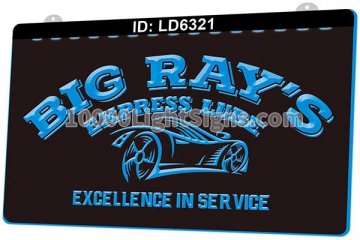 LD6321 Big  Ray's Express Lube Excellence In Service Car