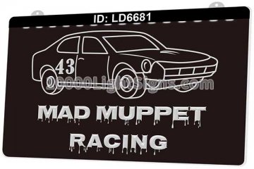 LD6681 Mad Muppet Racing Car