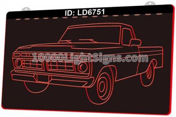 LD6751 Ford Trucks Pickup Car