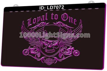 LD7072 Loyal to One Harley Davidson Motor Cycles