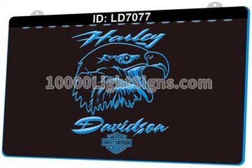 LD7077 Harley Davidson Motor Cycles Eagle