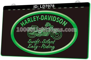 LD7078 Harley Davidson Motor Cycles Swift Silent Easy Riding