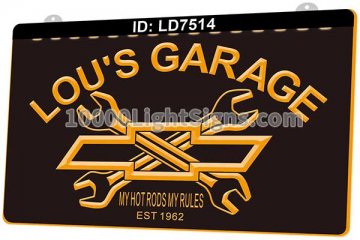 LD7514 Garage My Hot Rods Rules Wrench