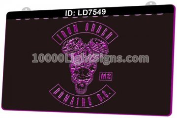 LD7549 Bonaire Netherlands Iron Order Motorcycle Club