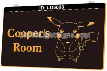 LD5098 Pikachu Pokemon Coopers Room