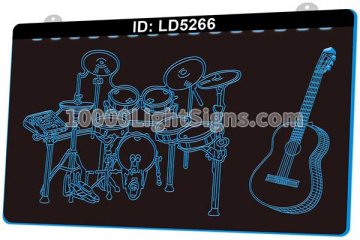 LD5266 Musical Drums Snare Guitar