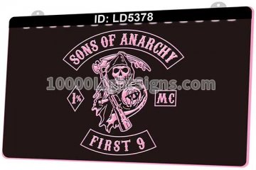 LD5378 Sons Of Anarchy 1% MC First 9